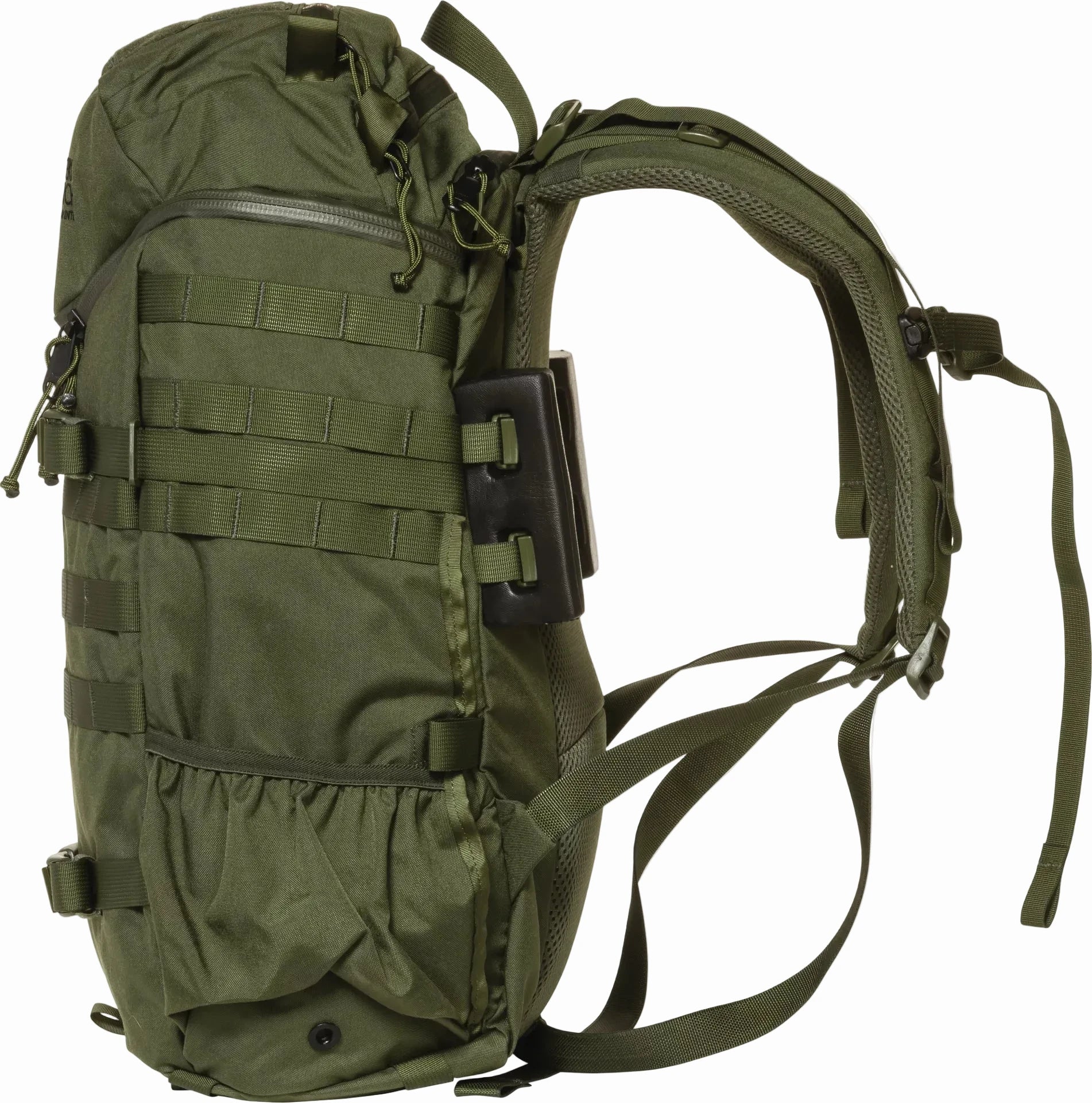 Mystery Ranch 3 Day Assault BVS INTL od green side