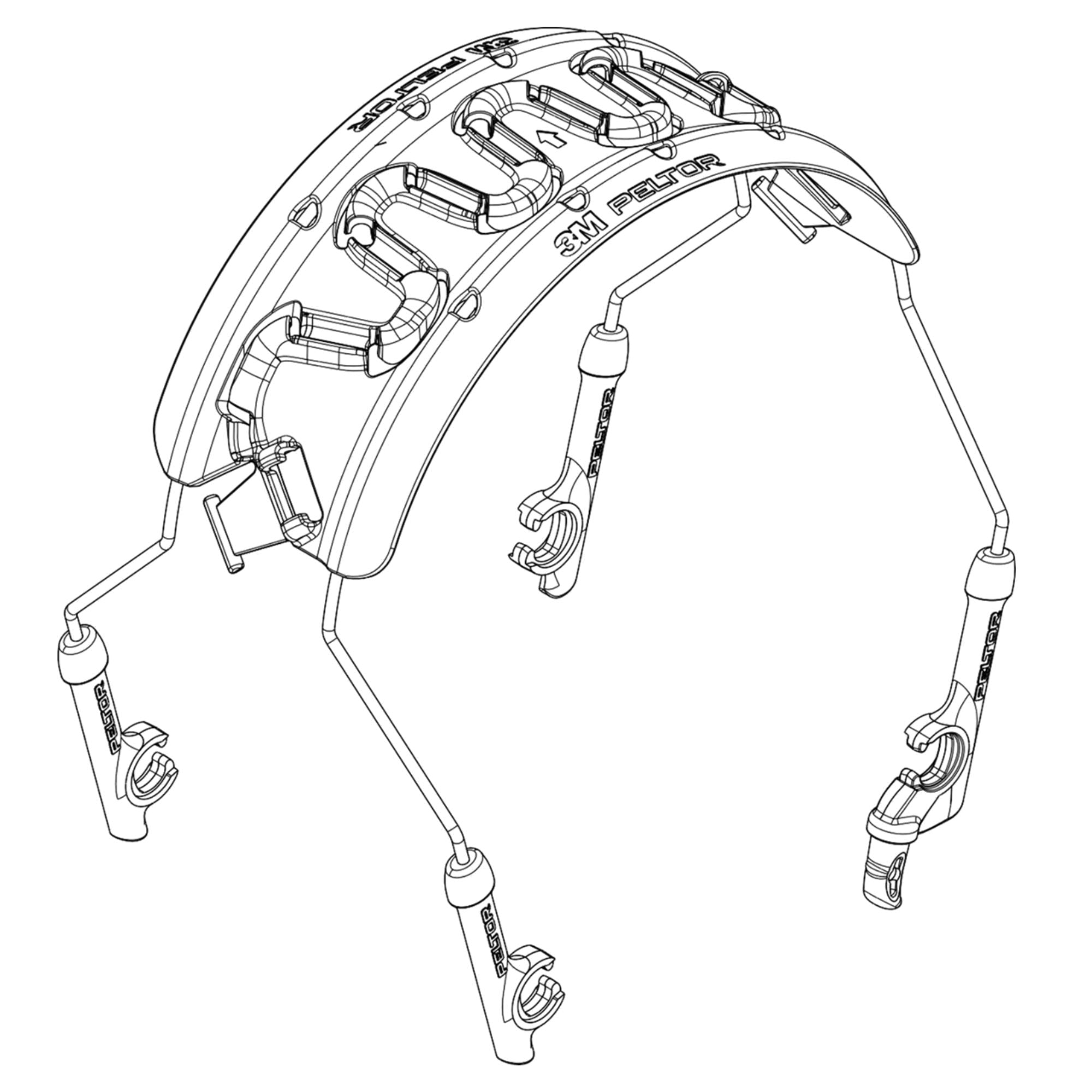 3M PELTOR ComTac VII Headband AGM/1 - Geardom