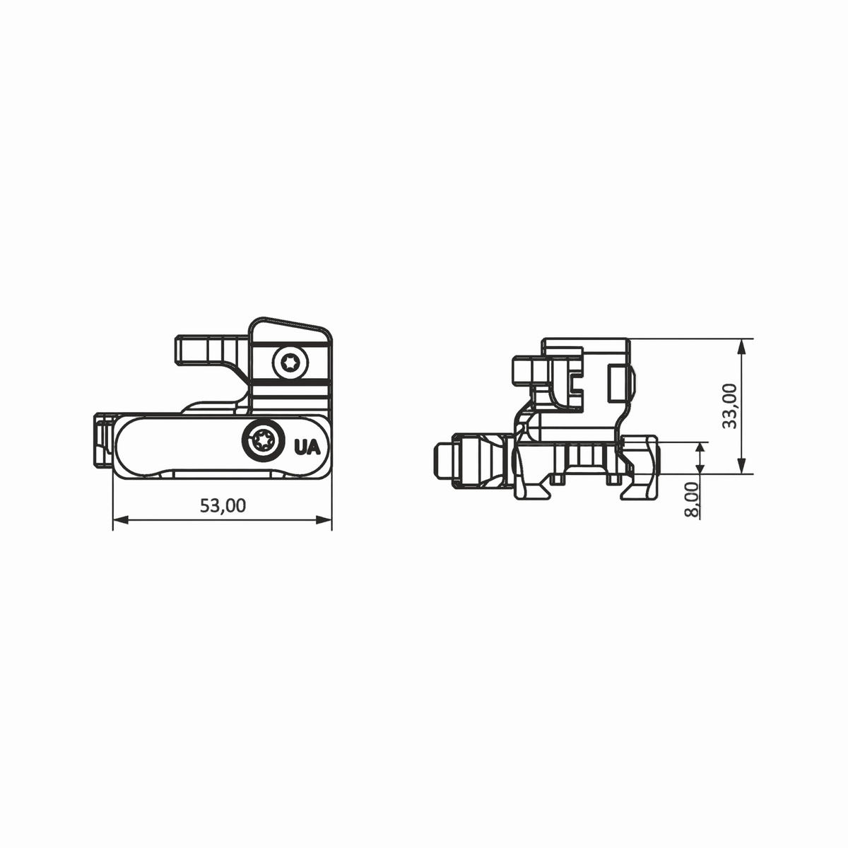 Davika RDM-03 QD Red Dot Riser - Geardom