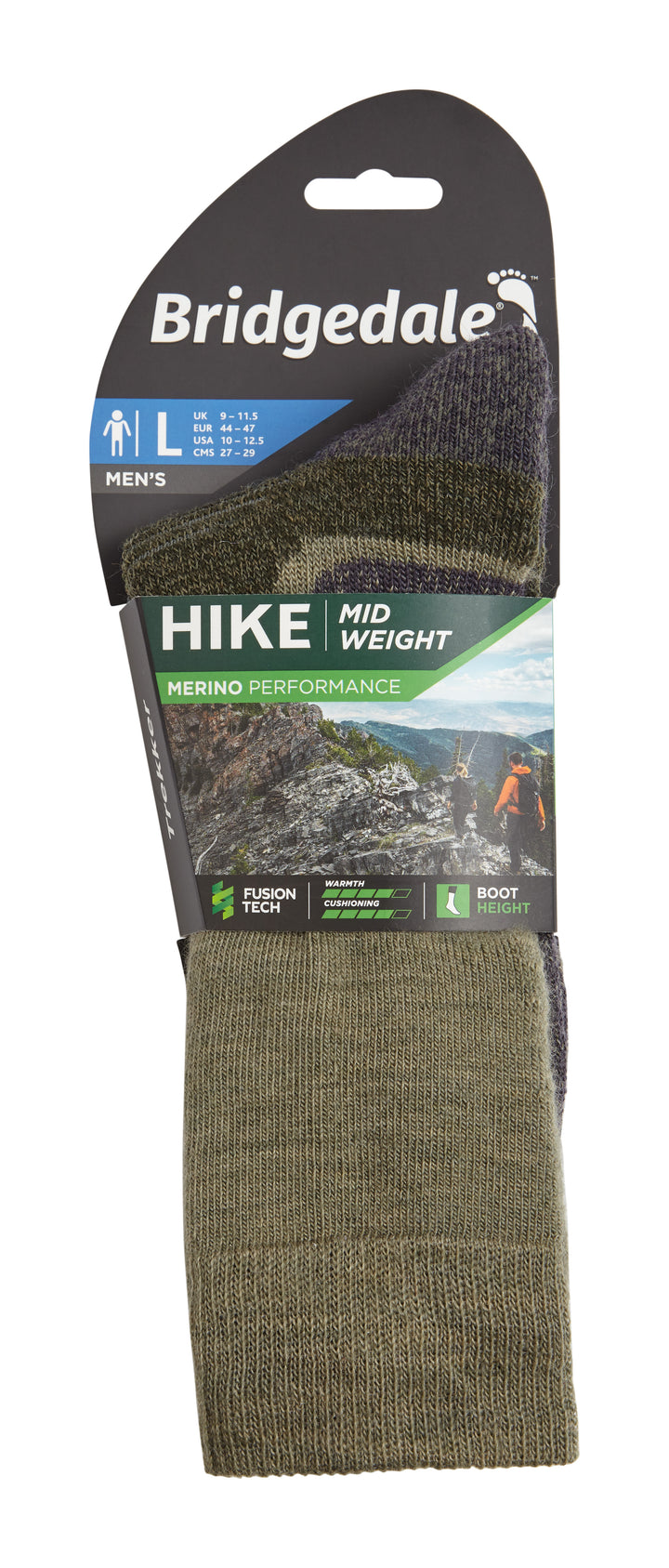 Bridgedale Hike Midweight Merino Performance Boot - Geardom