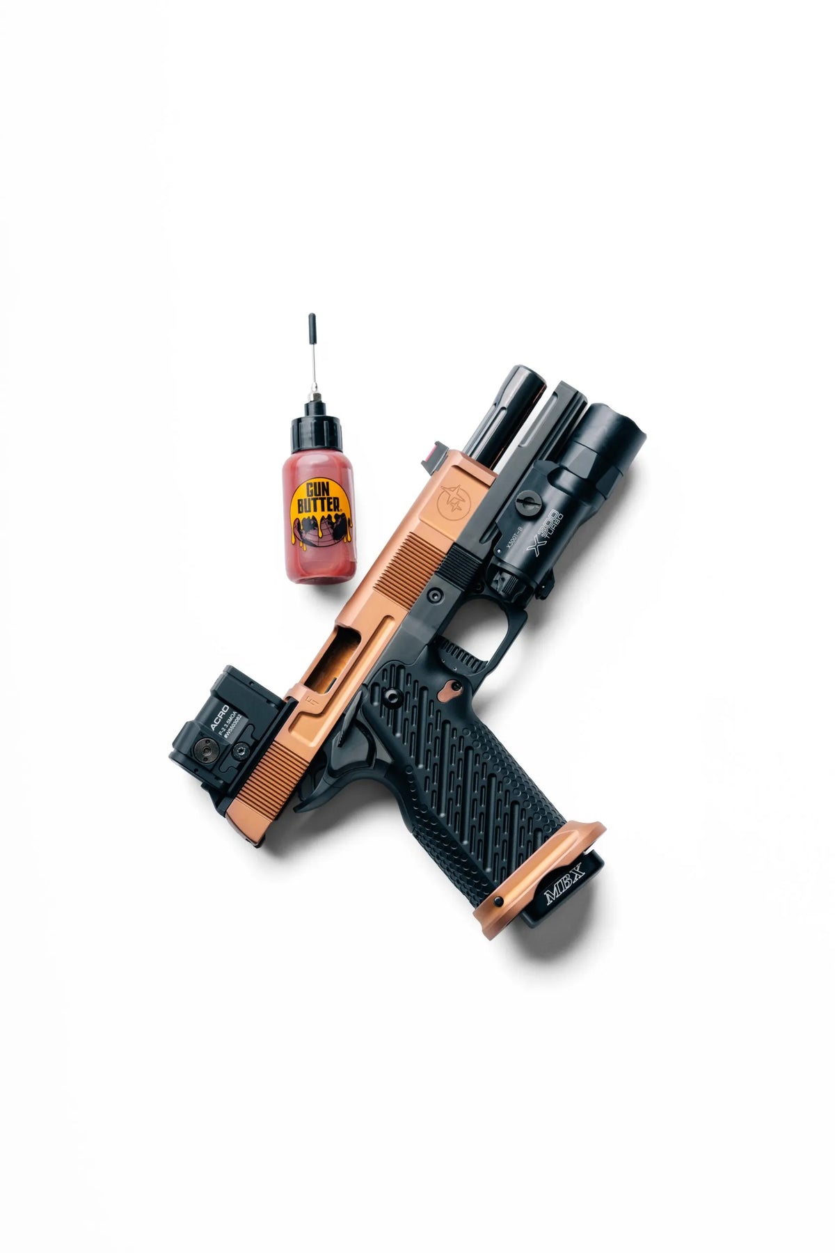 Gun Butter Lite Needle Bottle — 1 fl oz