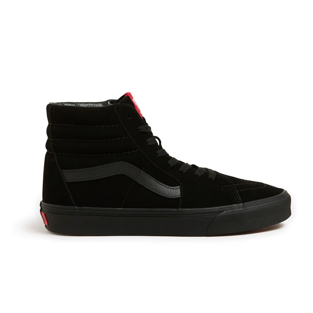 Black Seude Vans Sk8-Hi Sneaker