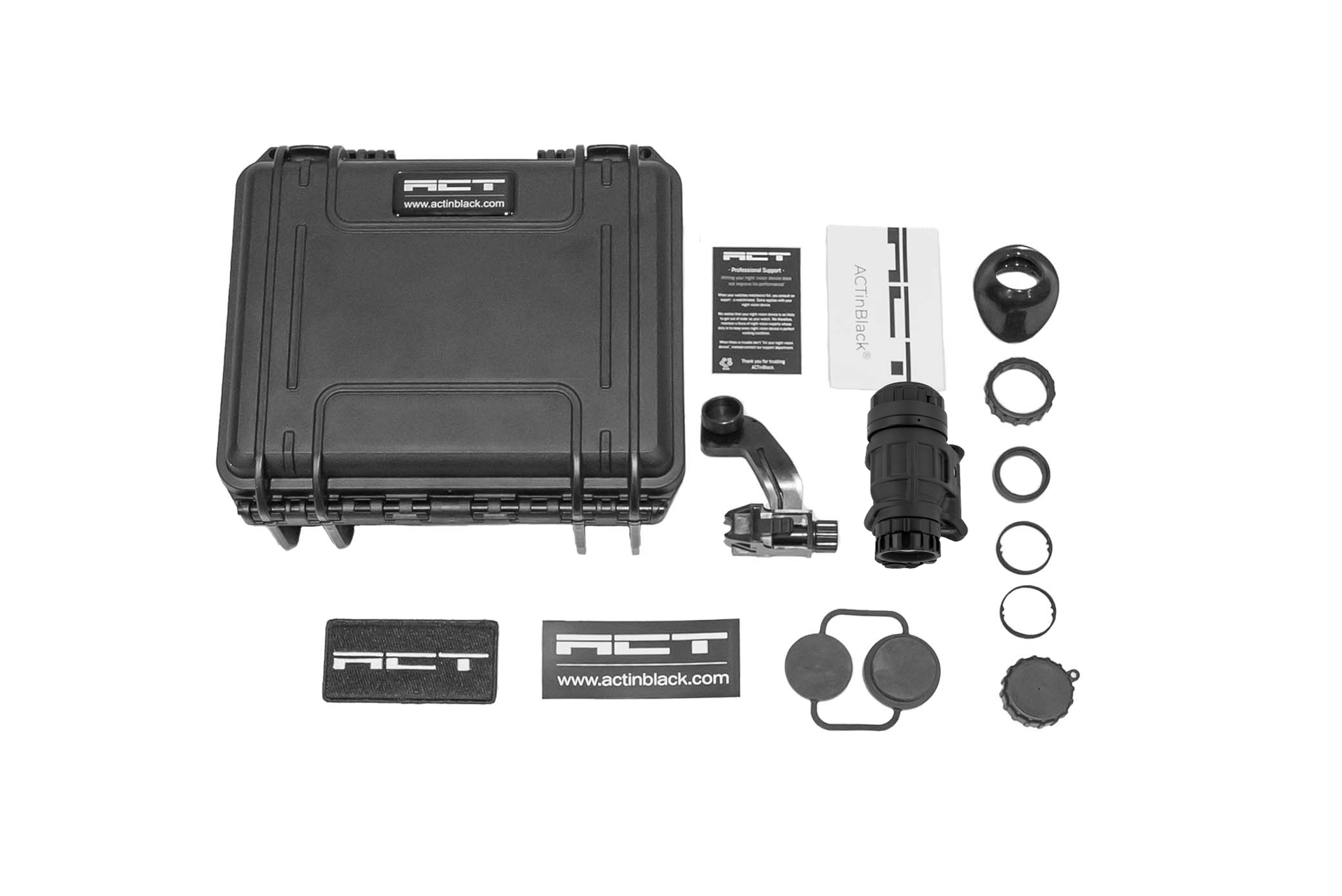 ACT THE14 LWT40 ECHO White Phosphor Night Vision Monocular - Geardom