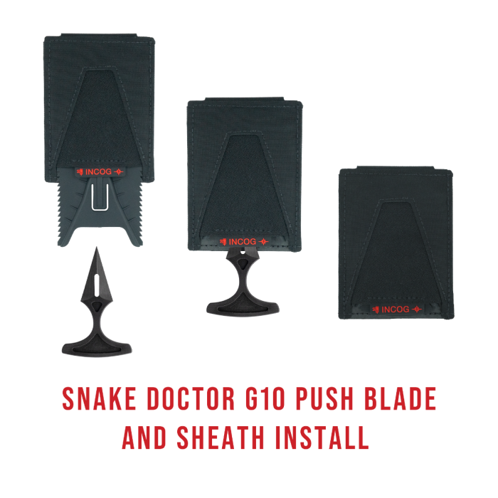 Haley Strategic Incog Wallet w/ Snake Doctor Blade