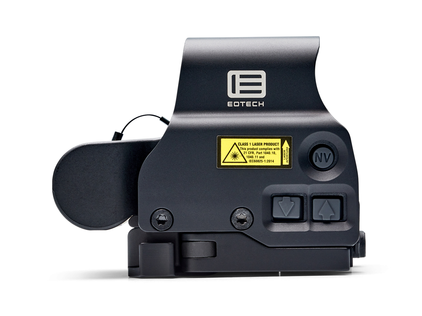 Eotech gun sight on a white background
