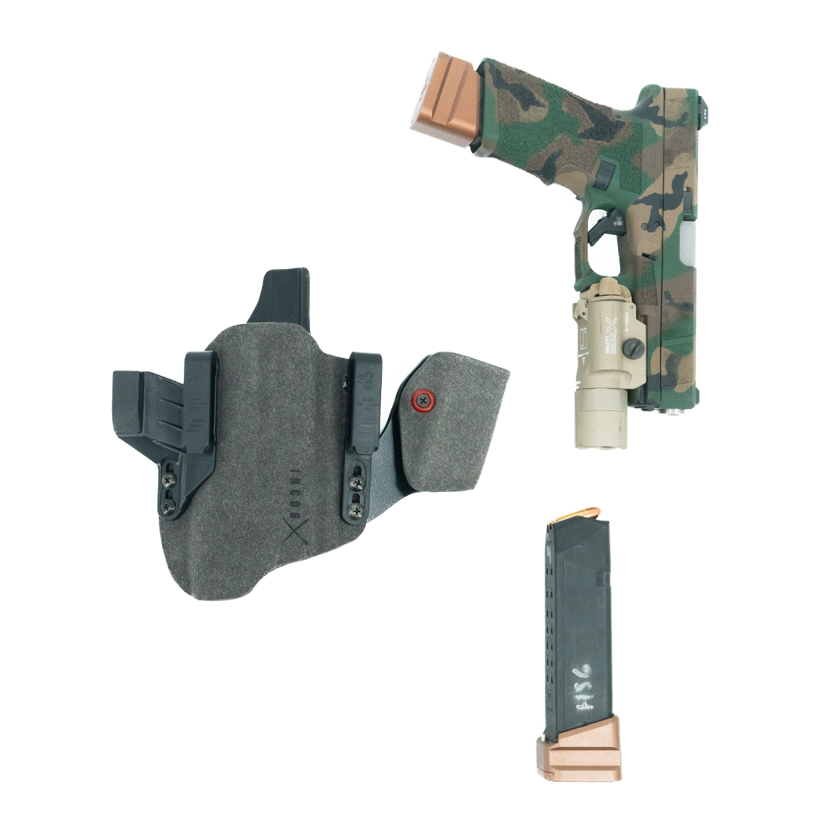 Haley Strategic INCOG X® Holster G17/G19 Large Weapon Light /w Mag Caddy